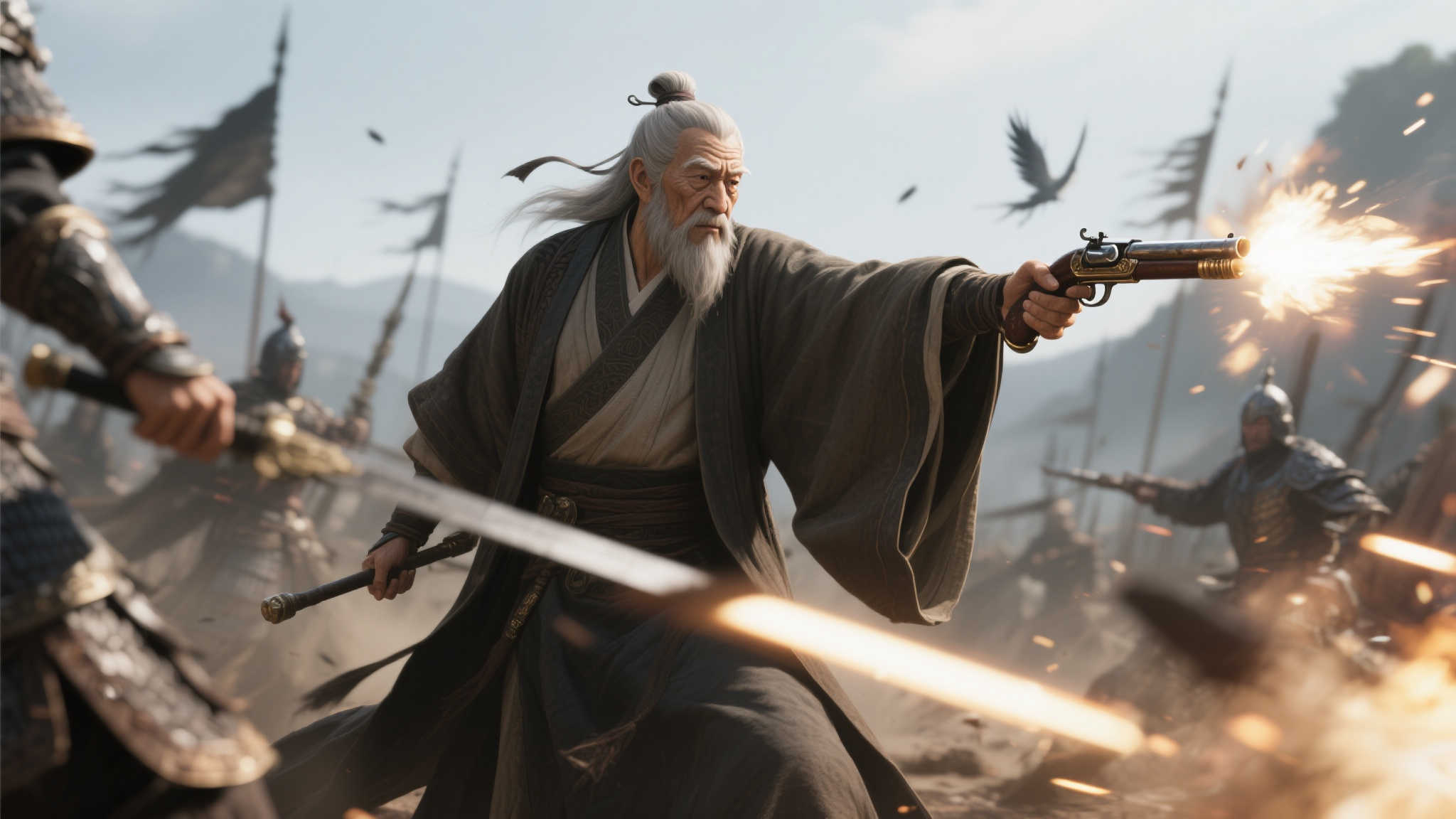 《明末:渊虚之羽》试玩揭秘:赵云化身Boss?神秘老人身份引猜测 《明末:渊虚之羽》试玩揭秘:赵云化身Boss?神秘老人身份引猜测